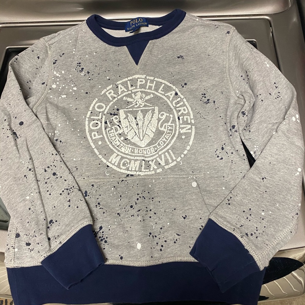 Polo Ralph Lauren little boy sweatshirt size 8